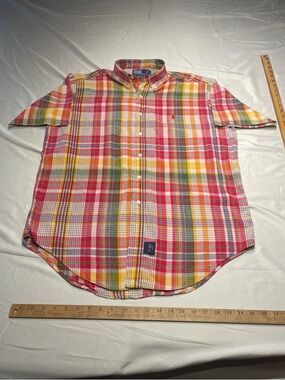 Polo Ralph Lauren ‘Hand Woven’ Madras Rare Colorway Short Sleeve Shirt